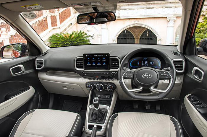 Will the new Brezza have more features than the Venue, Sonet? Hyundai Venue facelift interior